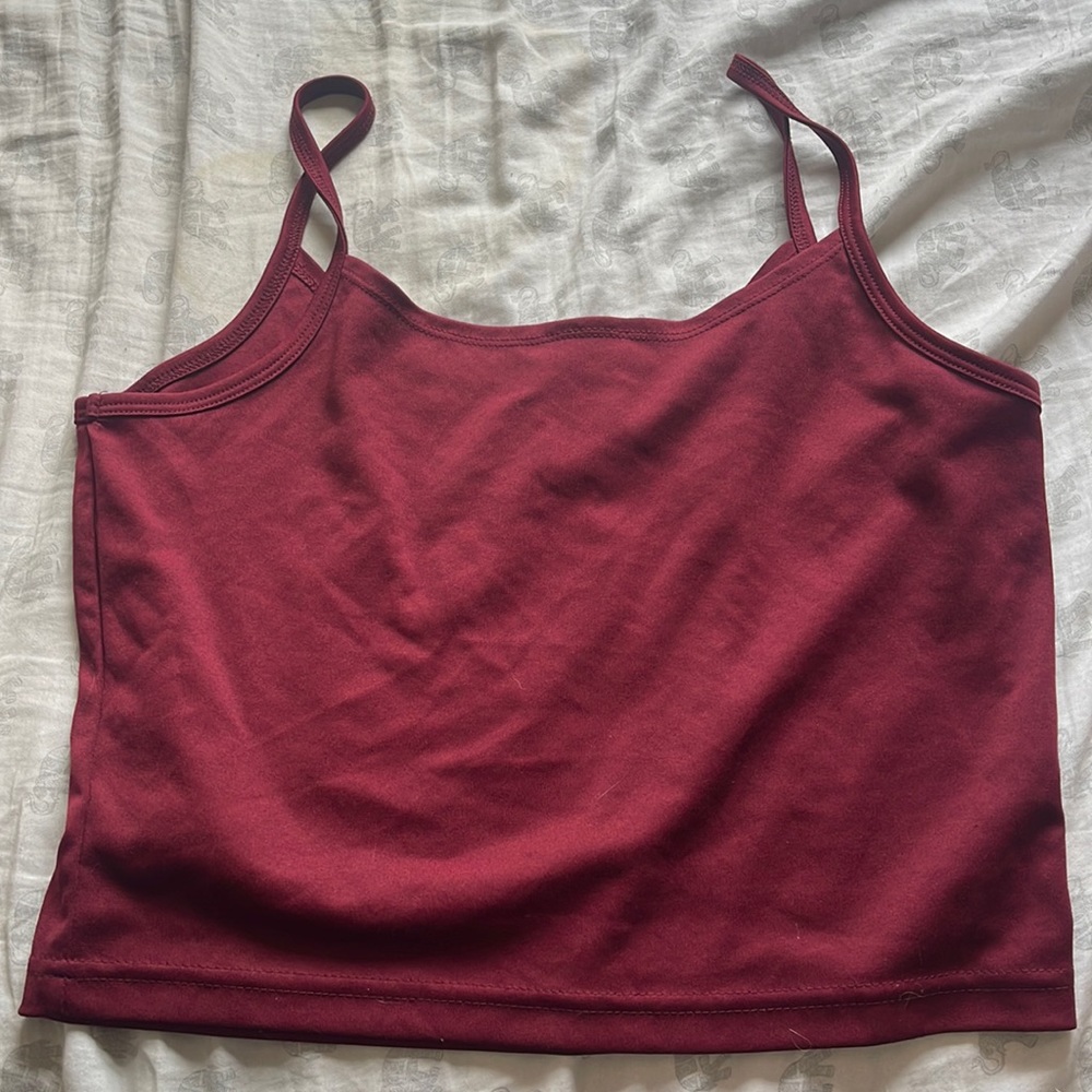 red tank top